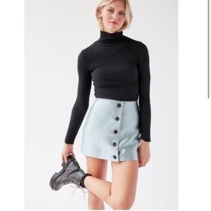 NWT Baby Blue Satin Skirt